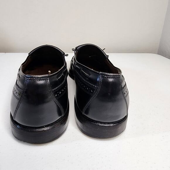 Allen Edmonds Arlington Black Leather Kiltie Tassel Loafers Size 13 AA - Picture 7 of 13